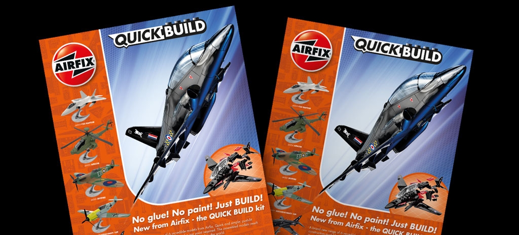 Toy advertising - Airfix Quick Build