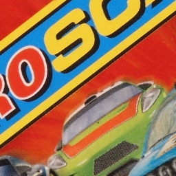Micro Scalextric packaging design
