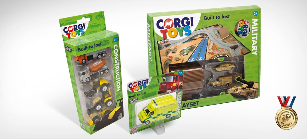 Award winning packaging - Corgi Toys
