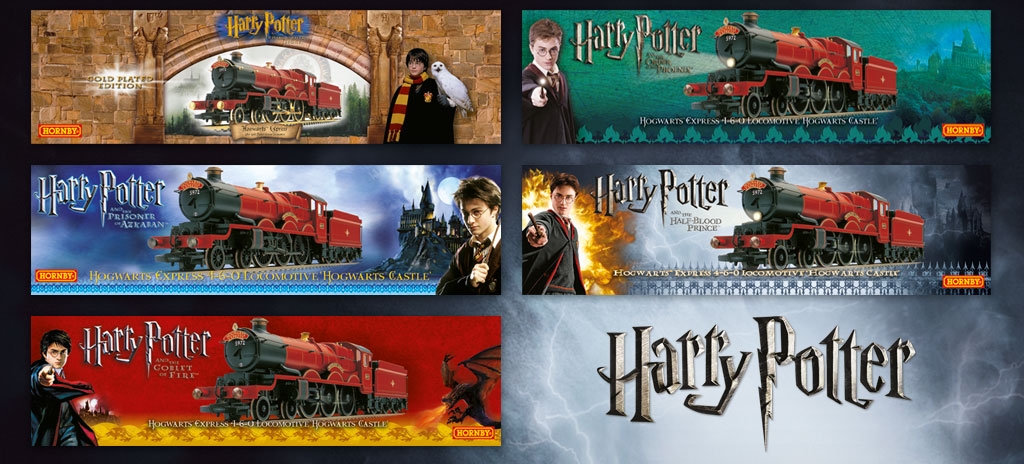 Packaging design - Harry Potter Hornby trains