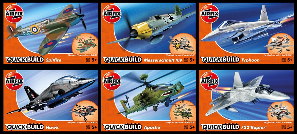 Toy packaging design - Airfix Quick Build