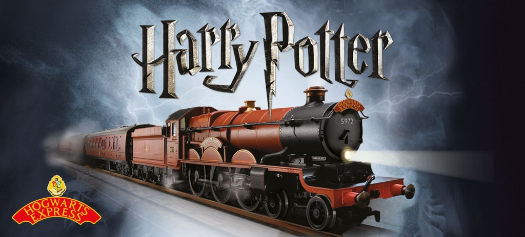 Product photography and retouching - Harry Potter Hornby train