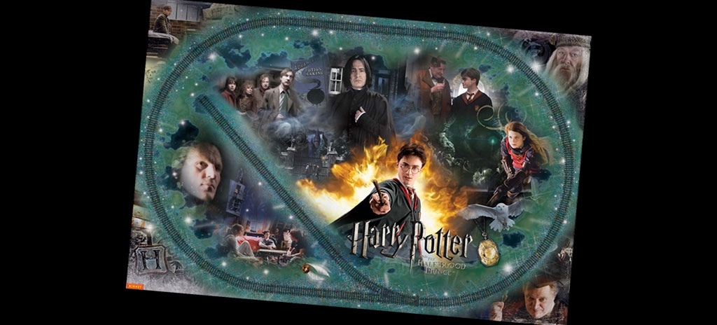 Play mat desin and illustration - Harry Potter Hornby train