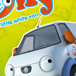 Olly the Little White Van toy packaging design