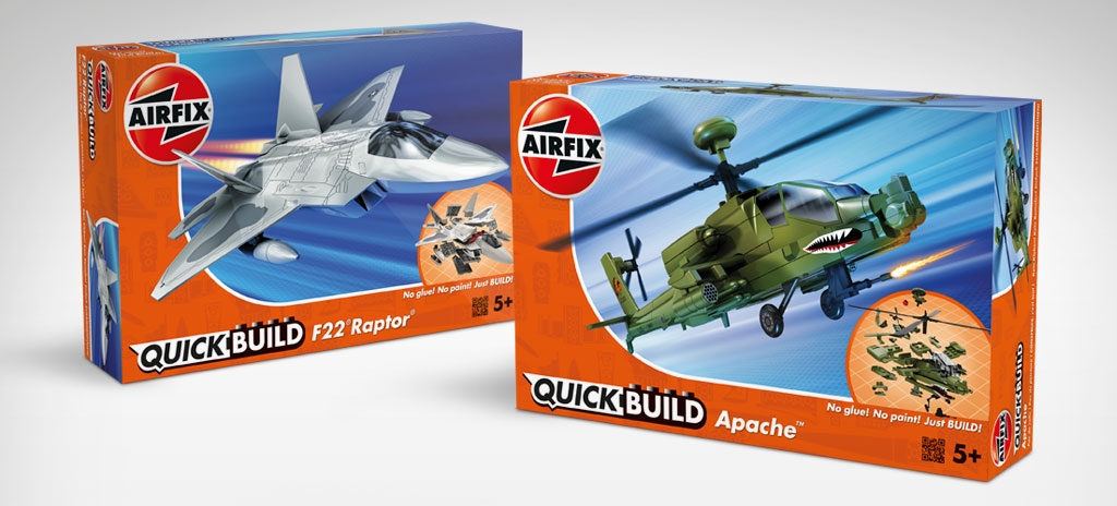 Toy packaging design - Airfix Quick Build