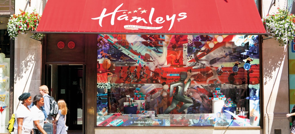 Shop window display - Hamleys Regent Street London 2012